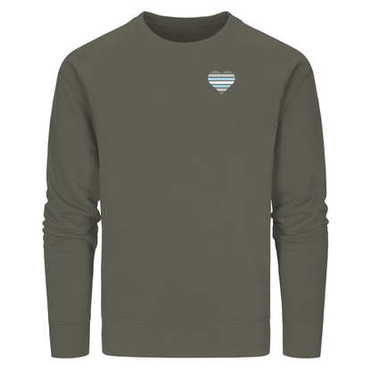 Organic Basic Sweatshirt mit Herz - Demiboy