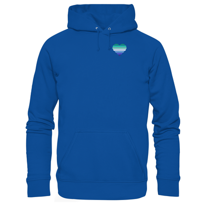 Basic Hoodie mit Herz - Gay
