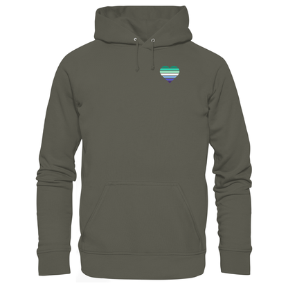 Organic Basic Hoodie mit Herz - Gay