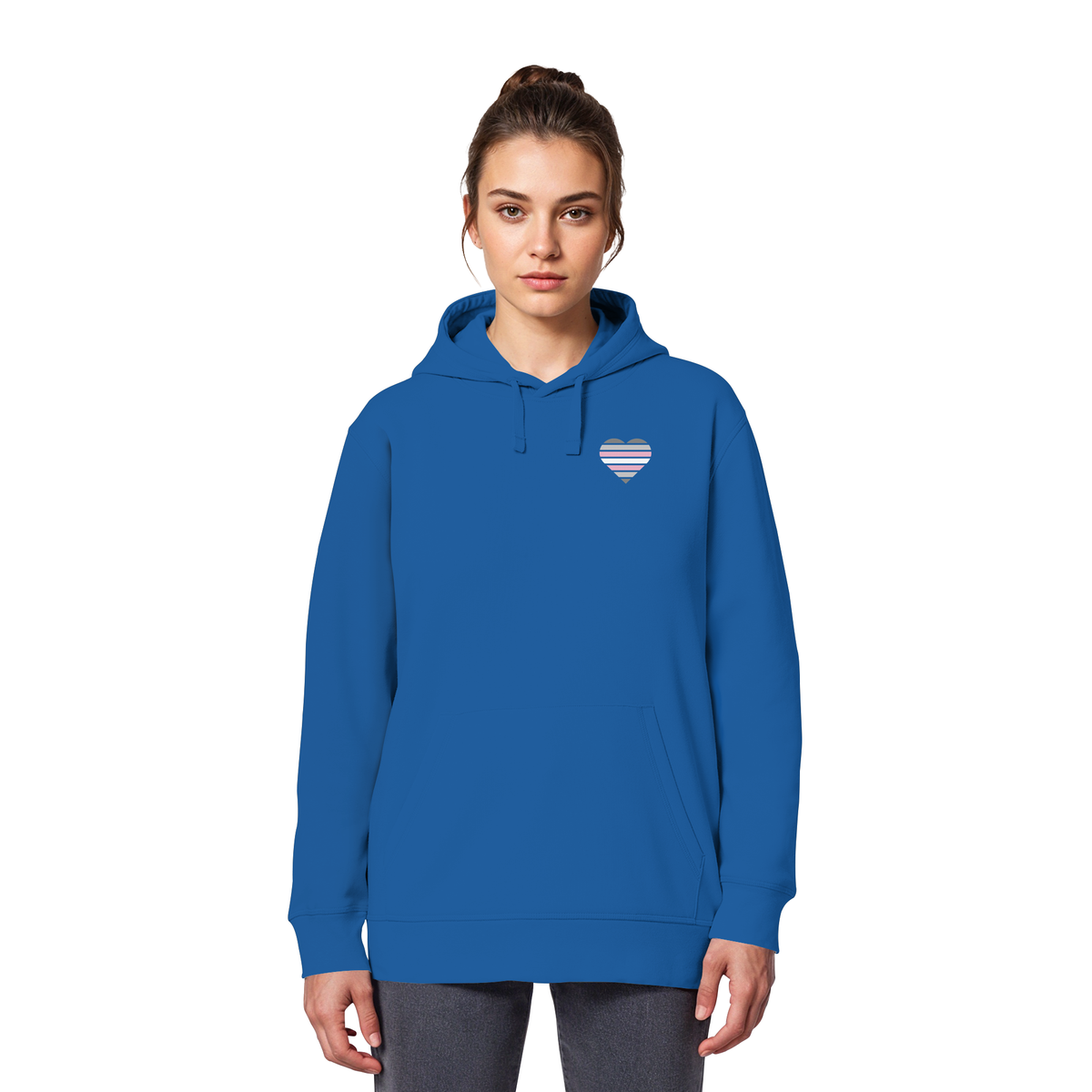 Organic Basic Hoodie mit Herz - Demigirl