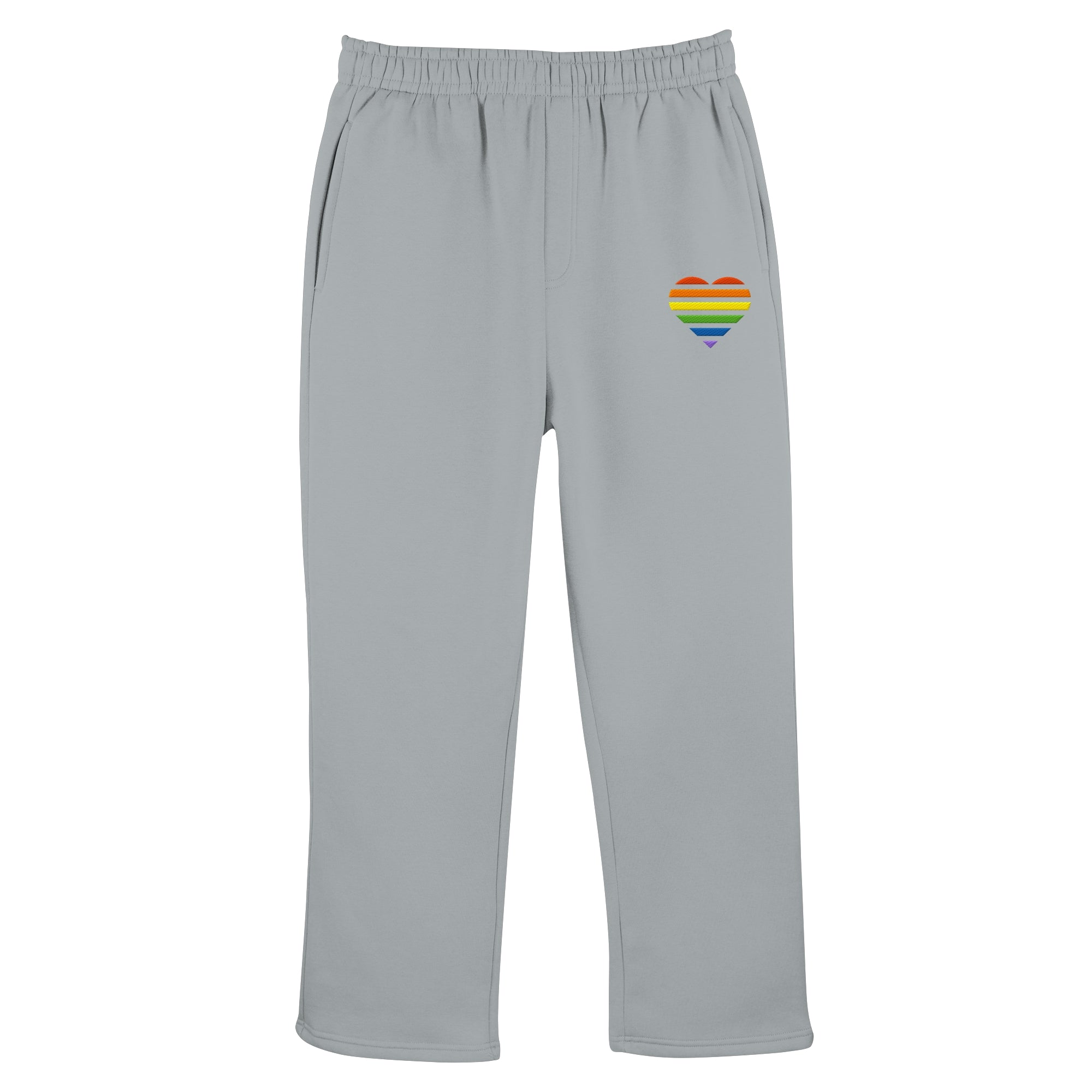 Fluffy Track Sweatpants - Pride Flag Herz Stick
