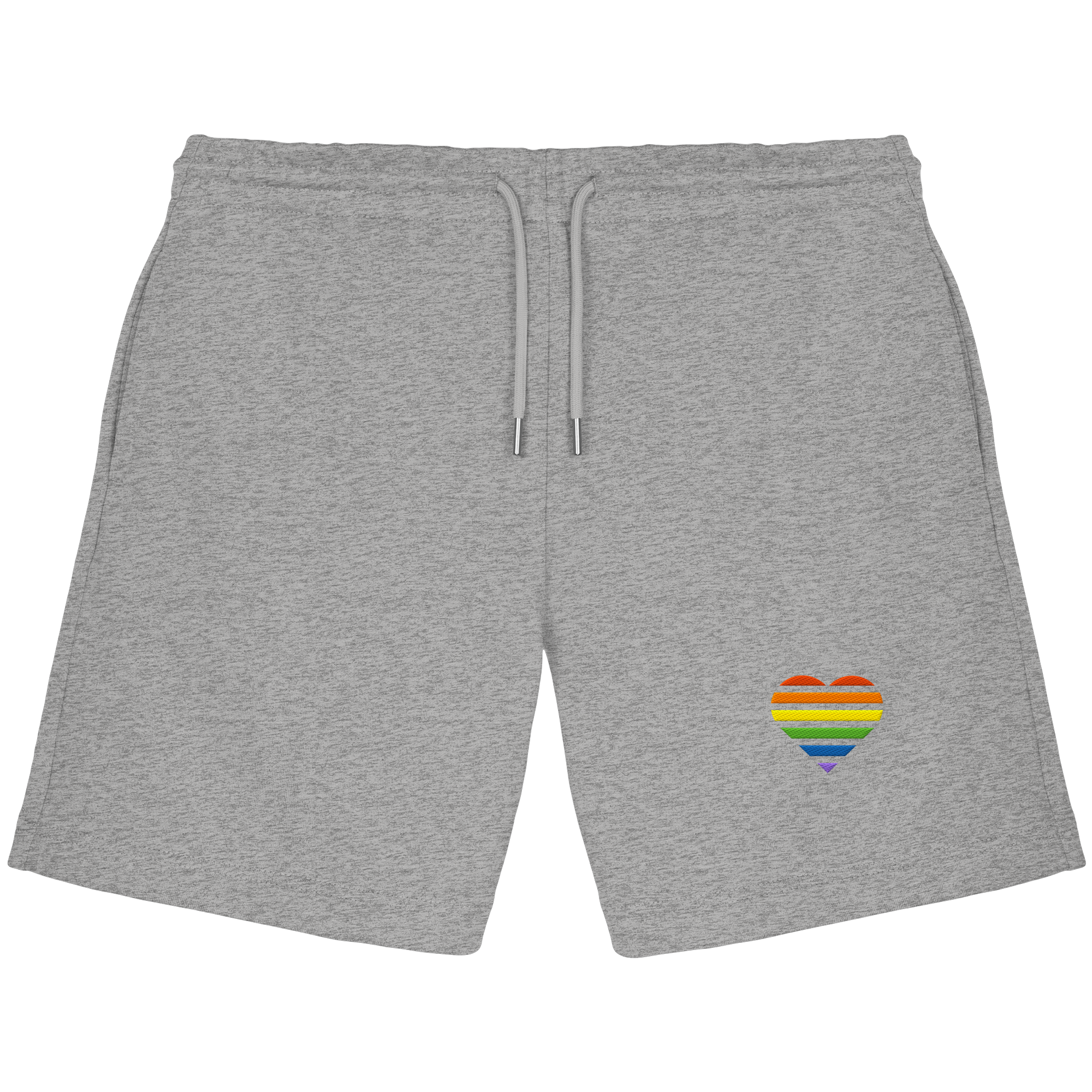 Organic Jogger Shorts - Pride Flag Herz Stick