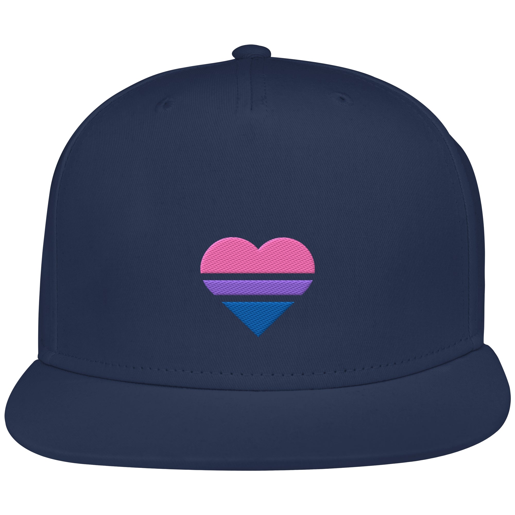 Snapback - Bisexual Flag Herz Stick