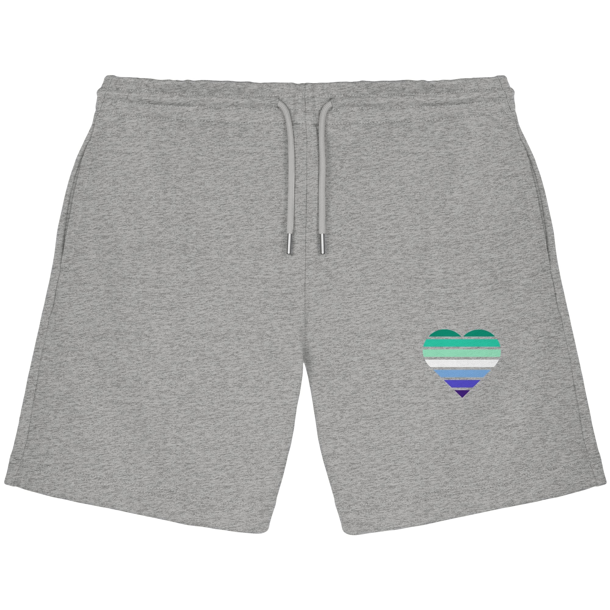 Organic Jogger Shorts - Gay Flag Herz Print