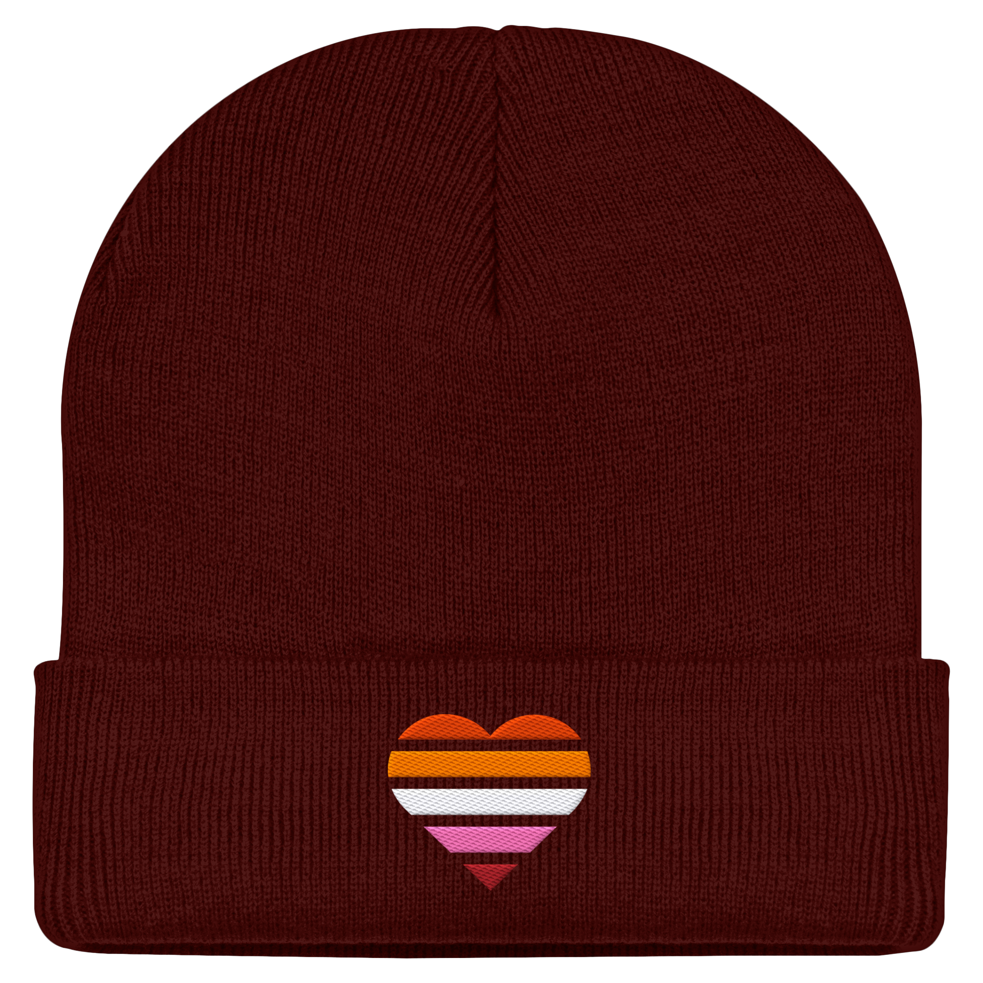 Classic Beanie - Lesbian Flag Herz Stick