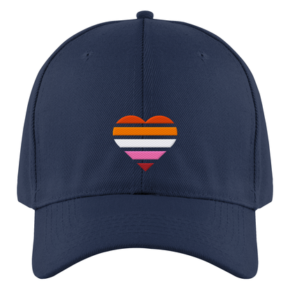 Authentic Baseball Cap mit Herz Stick - Lesbian