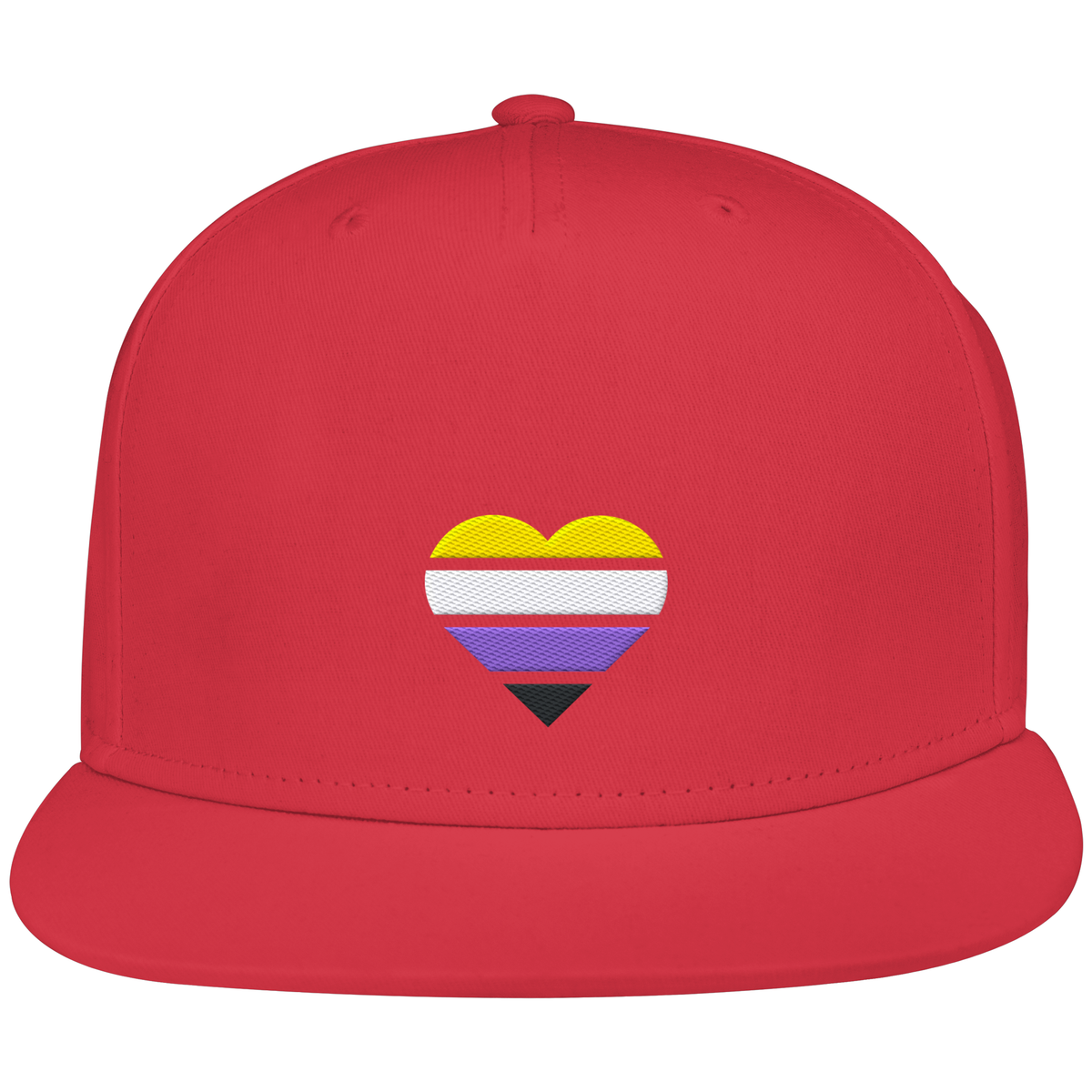 Snapback mit Herz Stick - Nonbinary