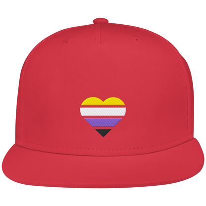 Snapback mit Herz Stick - Nonbinary