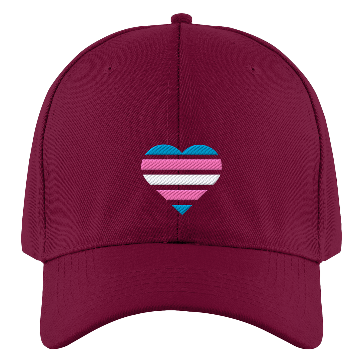 Authentic Baseball Cap mit Herz Stick - Trans