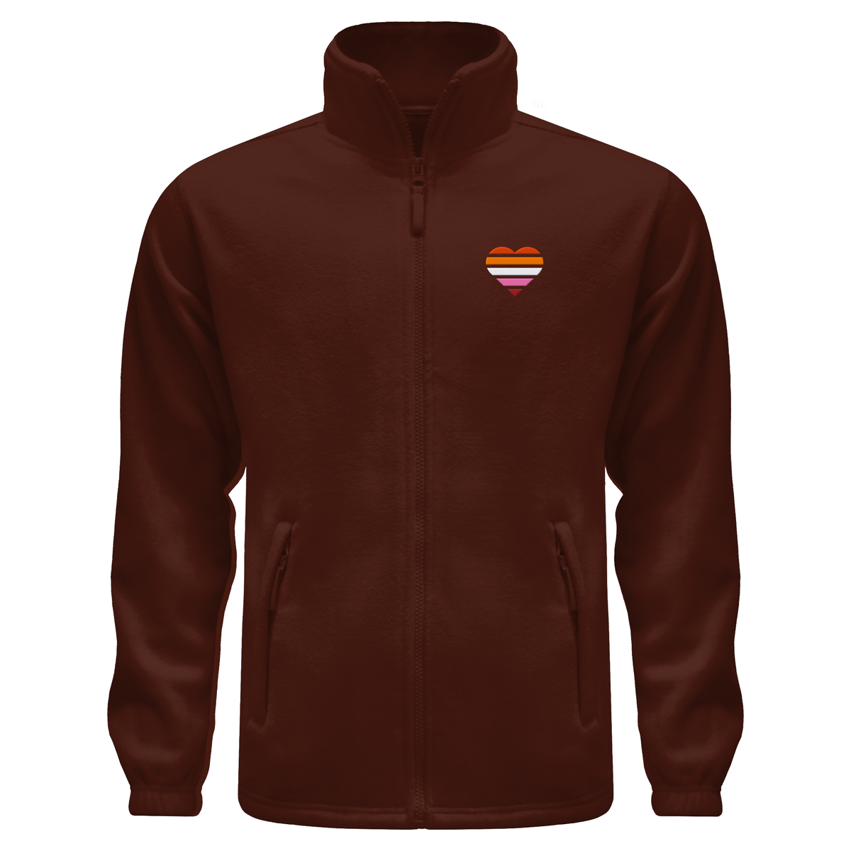 Fleece Jacket mit Herz Stick - Lesbian