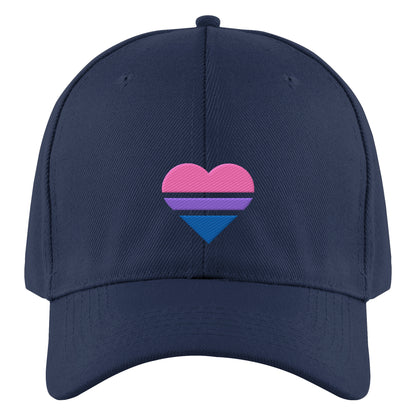 Authentic Baseball Cap mit Herz Stick - Bisexual