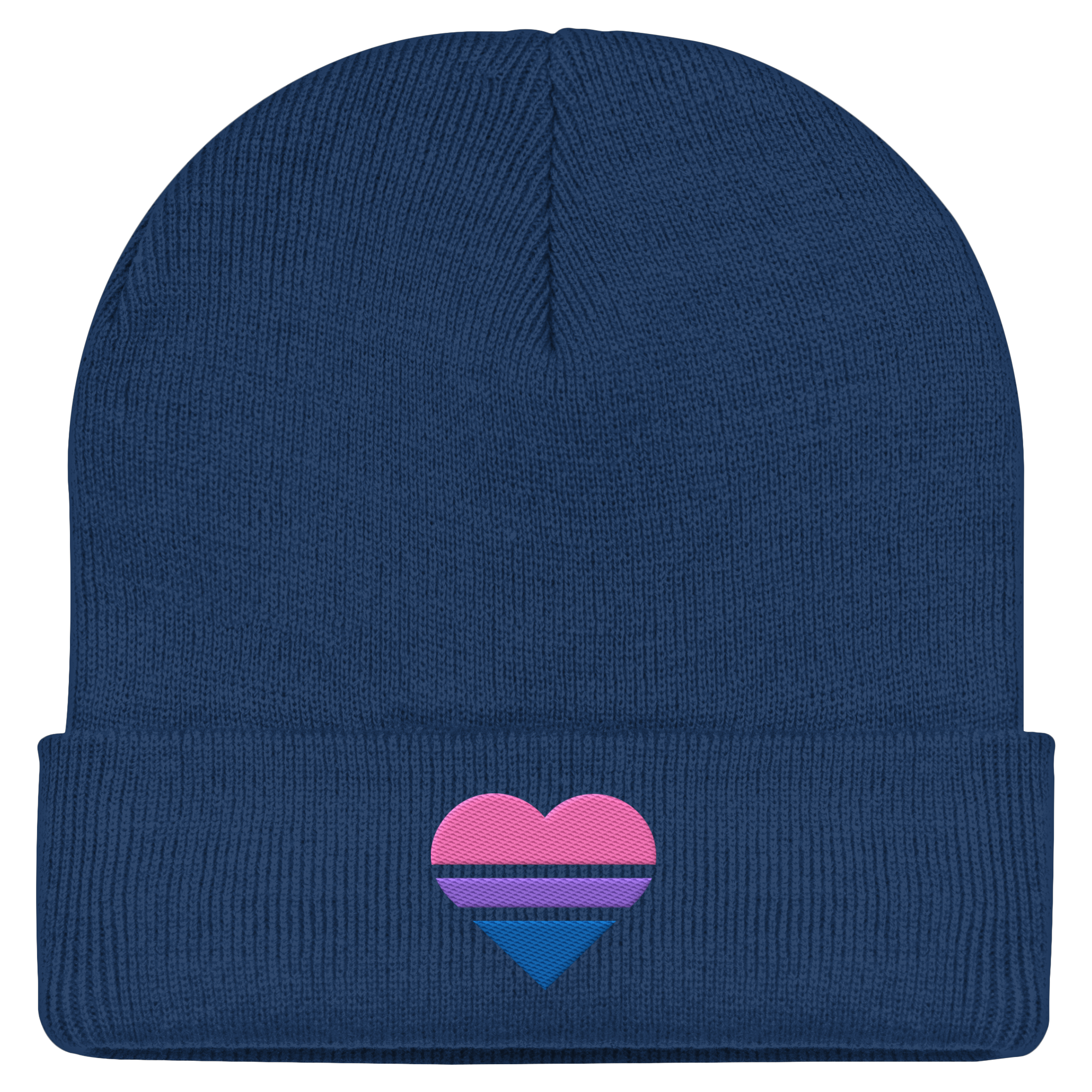 Classic Beanie - Bisexual Flag Herz Stick