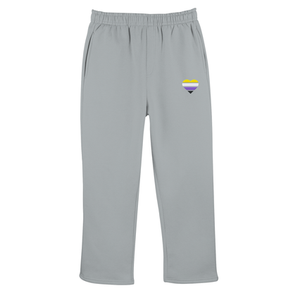 Fluffy Track Sweatpants mit Herz Stick - Nonbinary