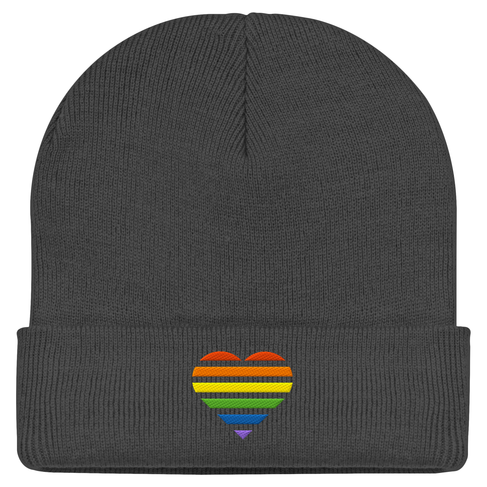 Classic Beanie - Pride Flag Herz Stick