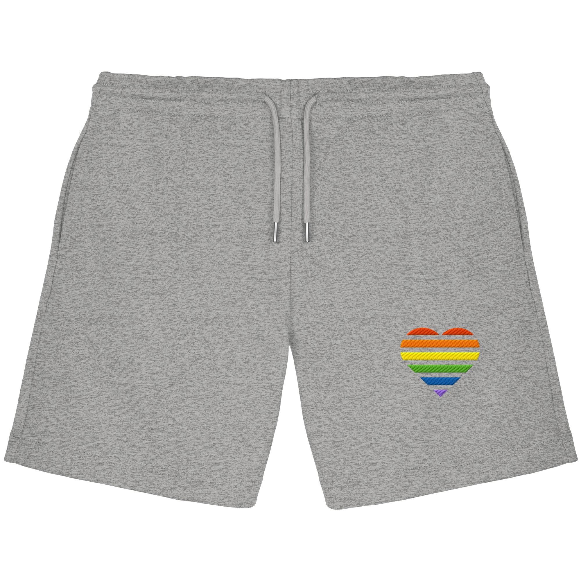 Organic Jogger Shorts - Pride Flag Herz Stick
