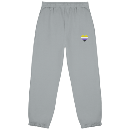Fluffy Sweatpants mit Herz Stick - Nonbinary