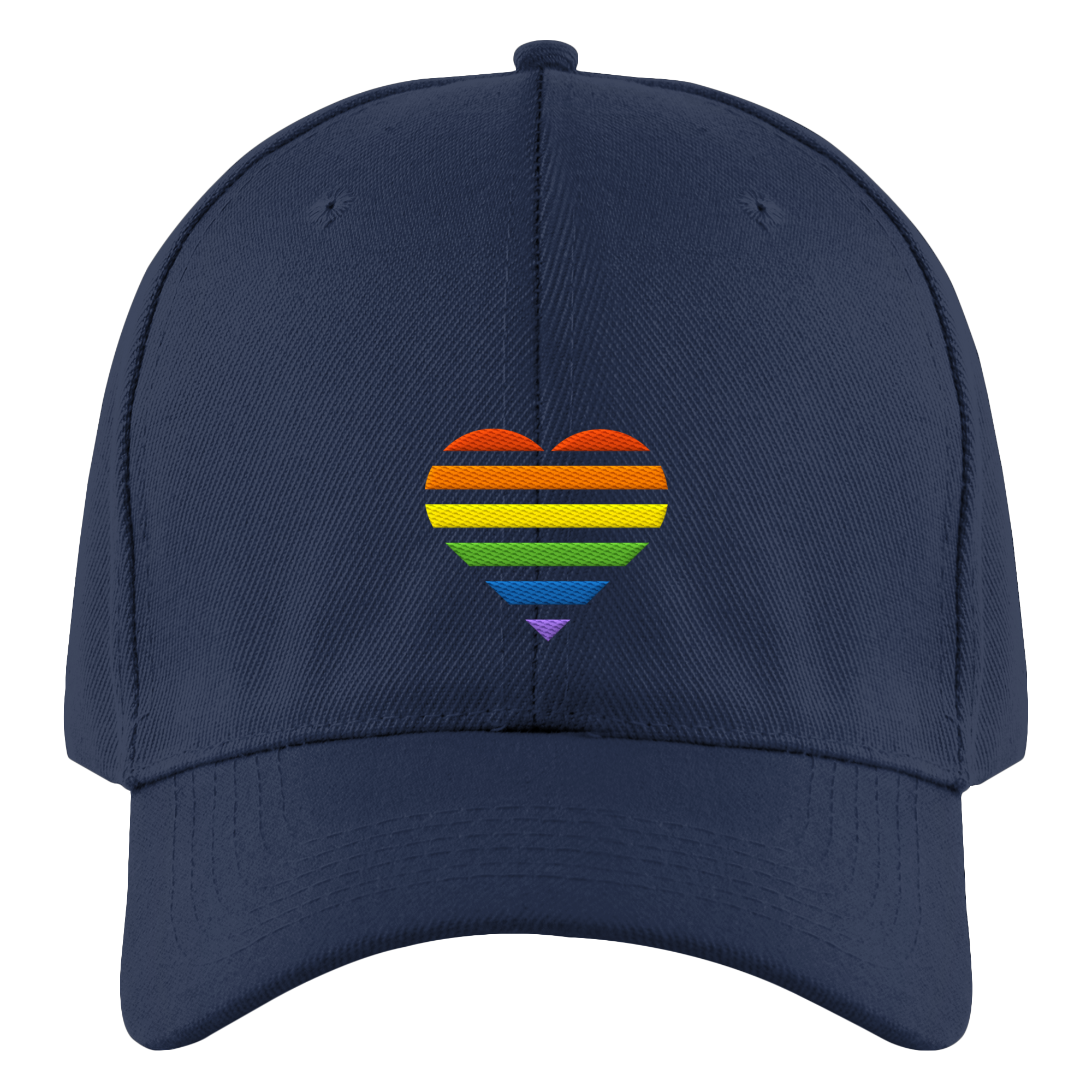 Authentic Baseball Cap - Pride Flag Herz Stick