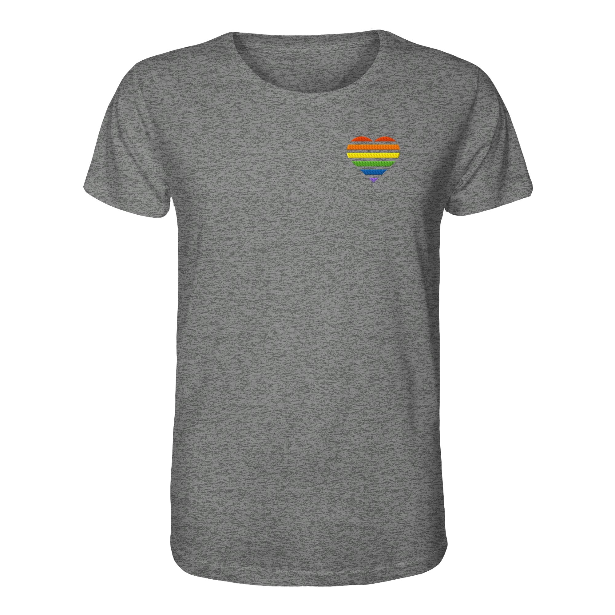 Organic Shirt - Pride Flag Herz Stick