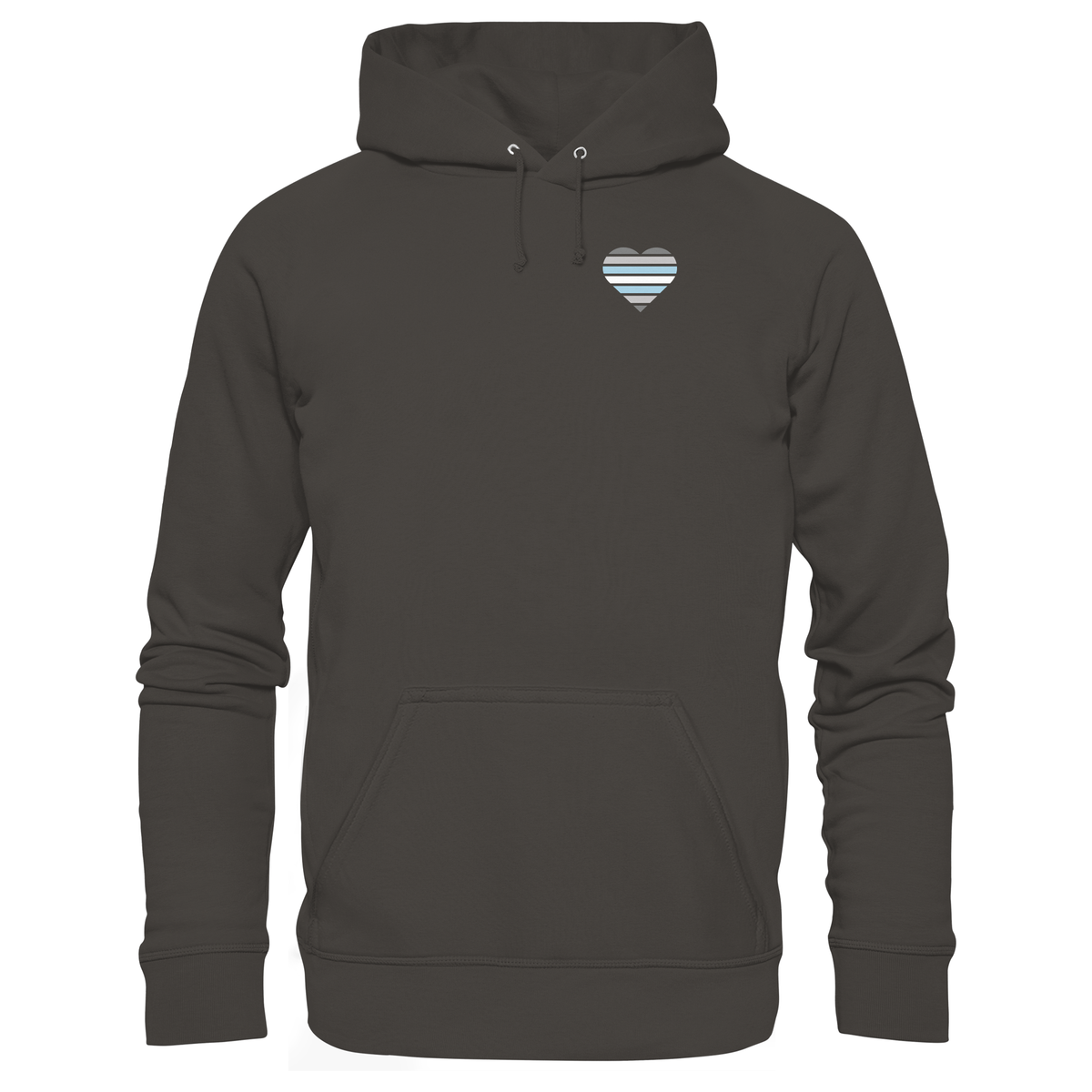 Basic Hoodie mit Herz - Demiboy