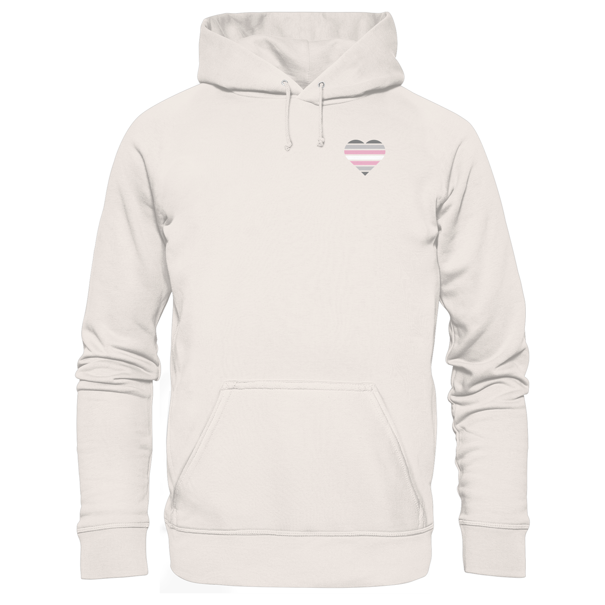 Organic Basic Hoodie mit Herz - Demigirl