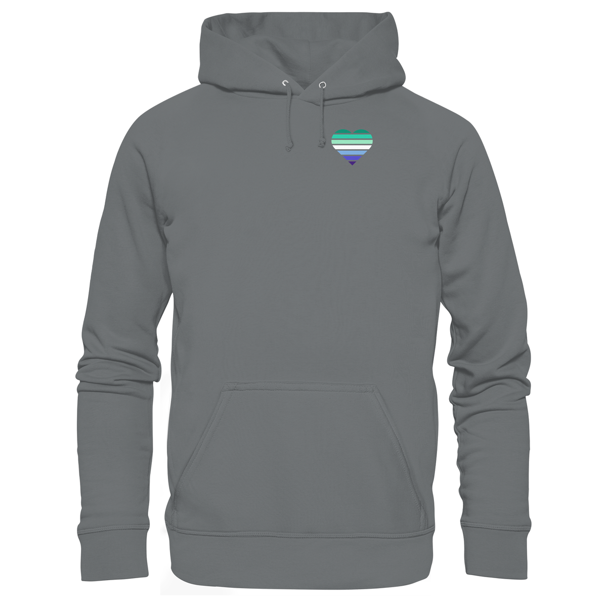 Basic Hoodie mit Herz - Gay