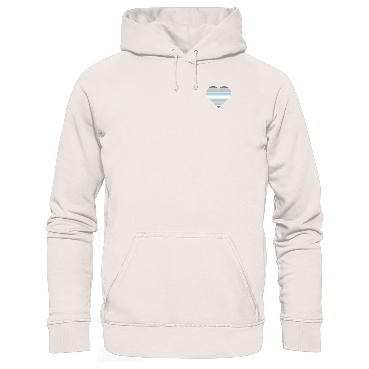 Organic Basic Hoodie mit Herz - Demiboy