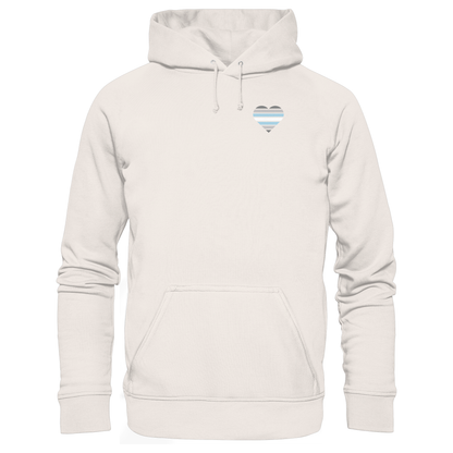 Organic Basic Hoodie mit Herz - Demiboy