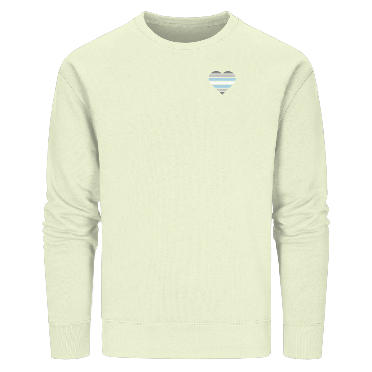 Organic Basic Sweatshirt mit Herz - Demiboy