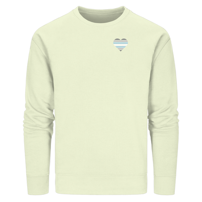 Organic Basic Sweatshirt mit Herz - Demiboy