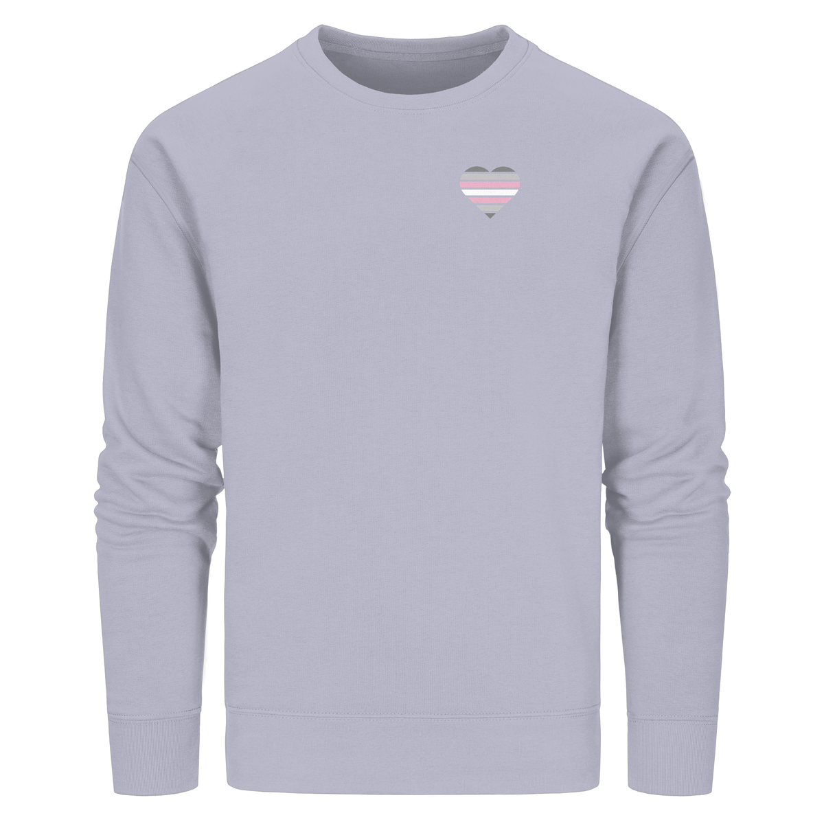 Organic Basic Sweatshirt mit Herz - Demigirl