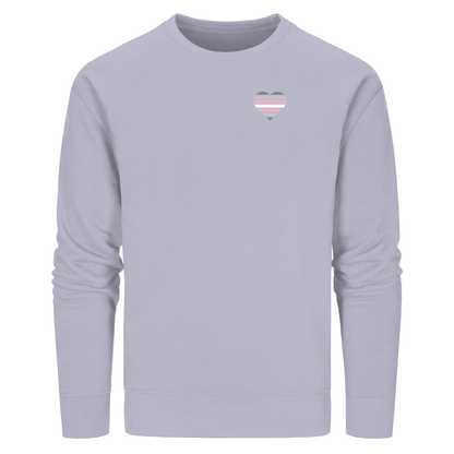 Organic Basic Sweatshirt mit Herz - Demigirl