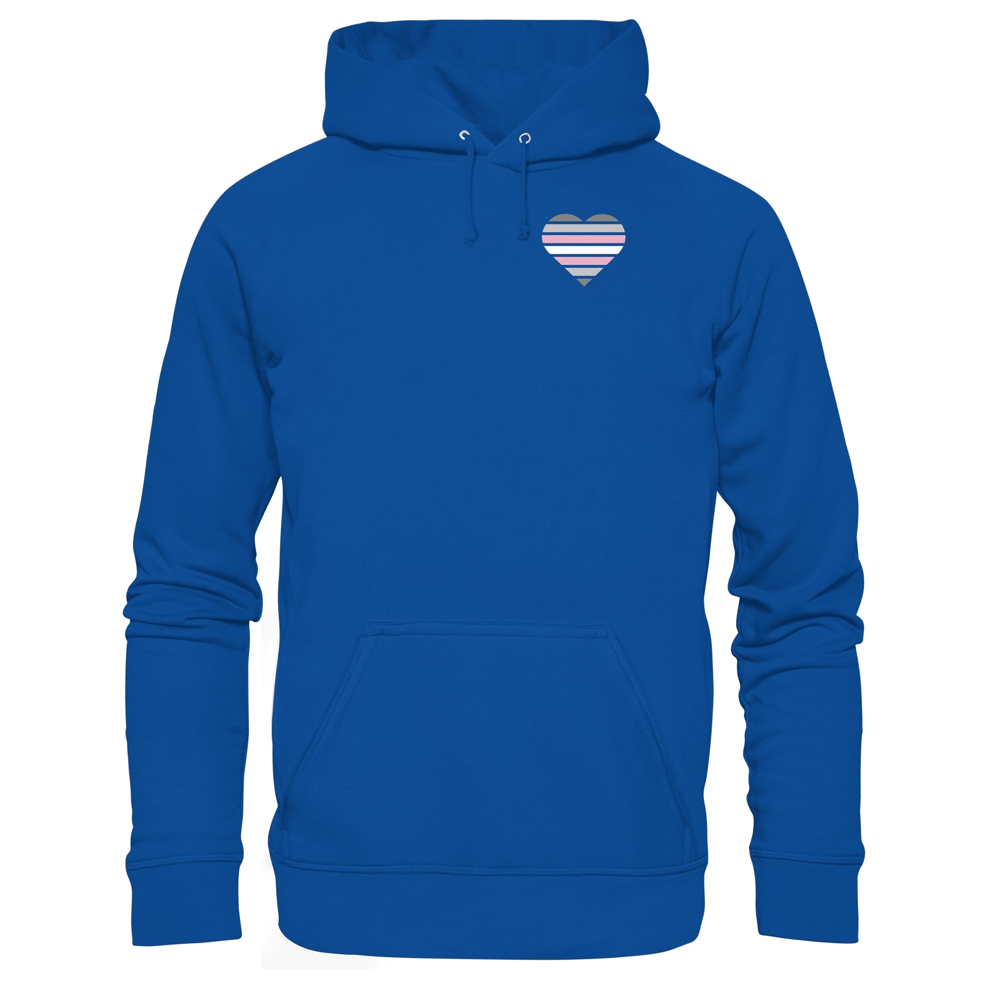 Basic Hoodie - Demigirl Flag Herz Print