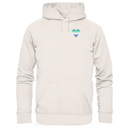 Organic Basic Hoodie mit Herz - Gay