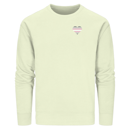 Organic Basic Sweatshirt mit Herz - Demigirl
