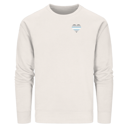 Organic Basic Sweatshirt mit Herz - Demiboy