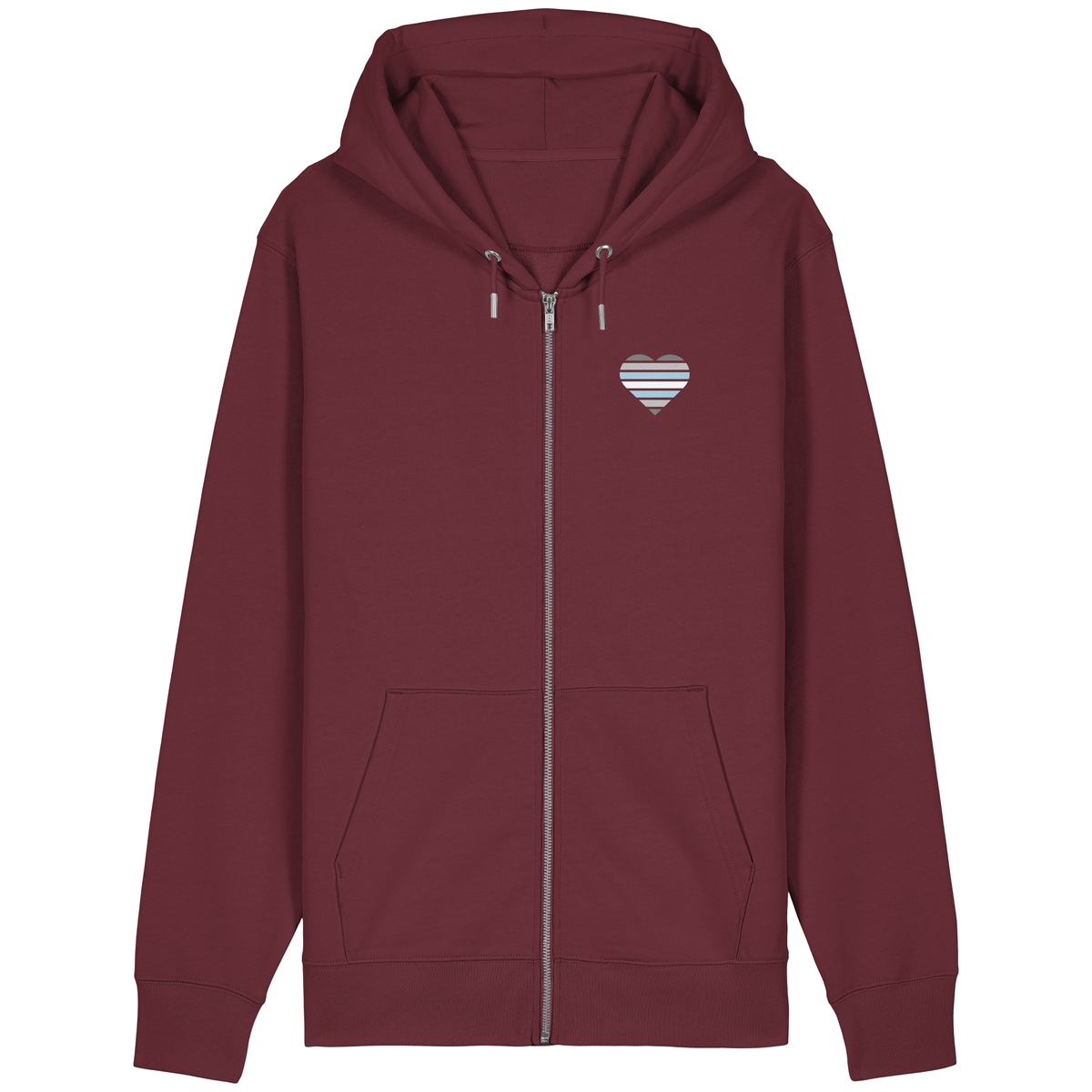 Organic Relaxed Zipper mit Herz - Demiboy