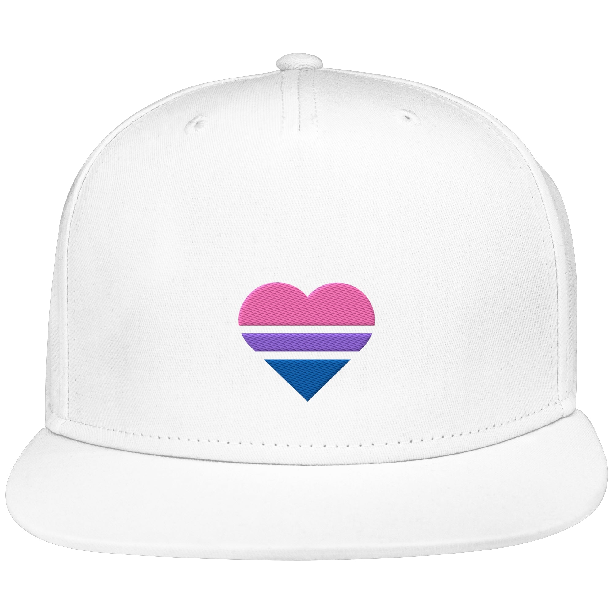 Snapback - Bisexual Flag Herz Stick