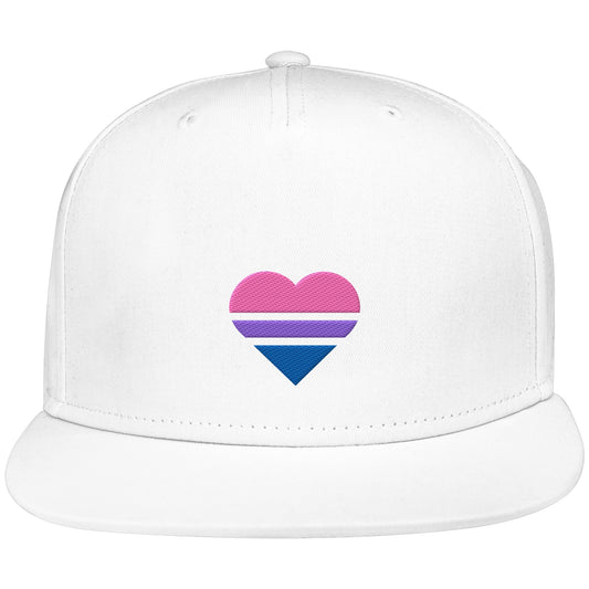 Snapback - Bisexual Flag Herz Stick
