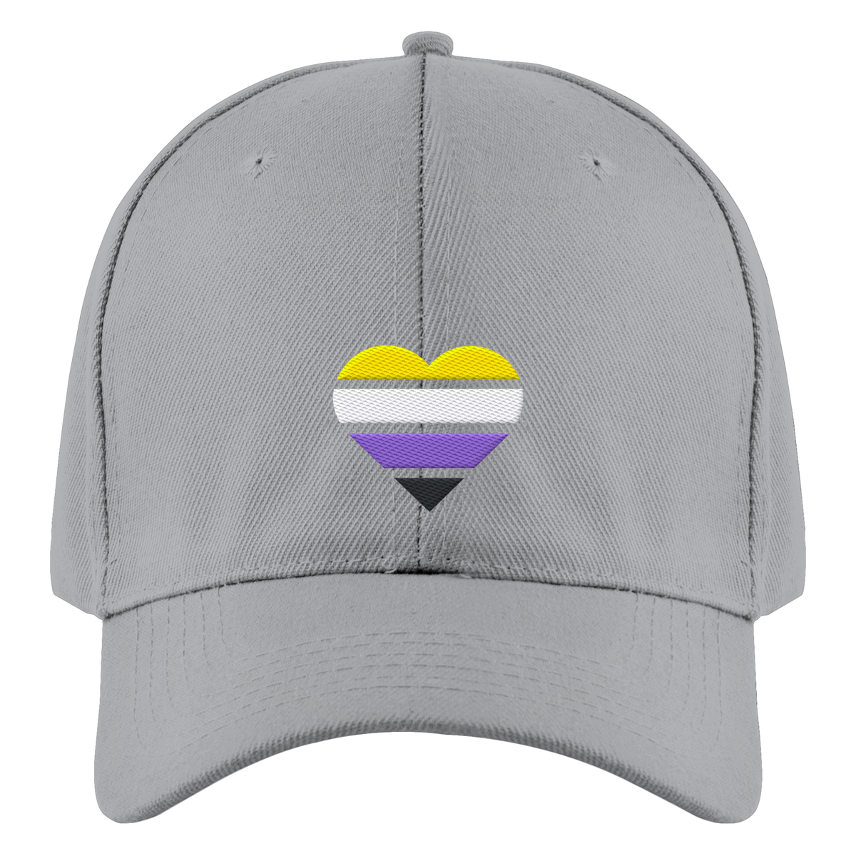 Authentic Baseball Cap mit Herz Stick - Nonbinary