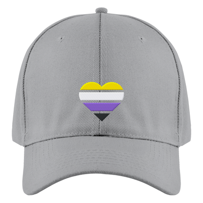 Authentic Baseball Cap mit Herz Stick - Nonbinary