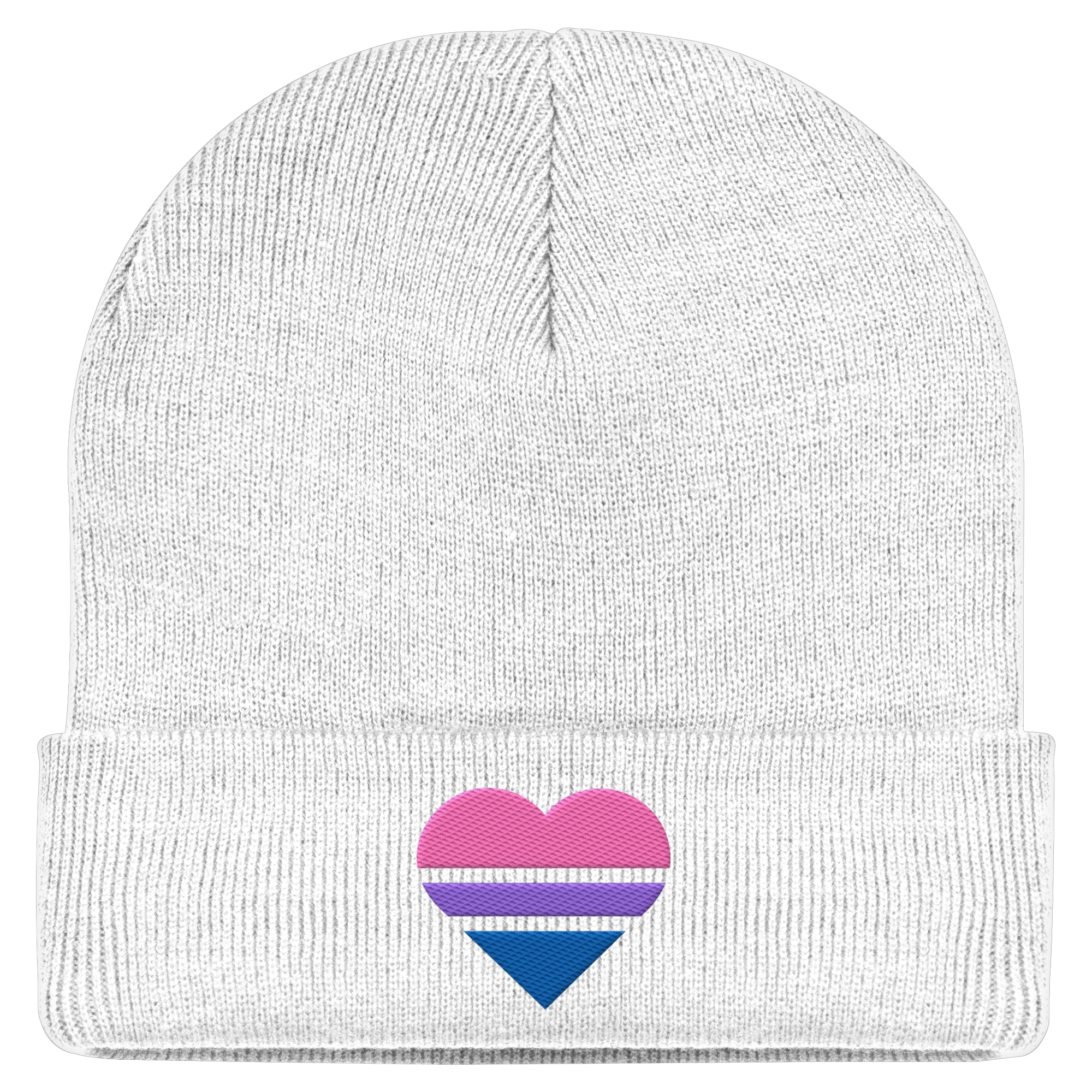 Classic Beanie - Bisexual Flag Herz Stick