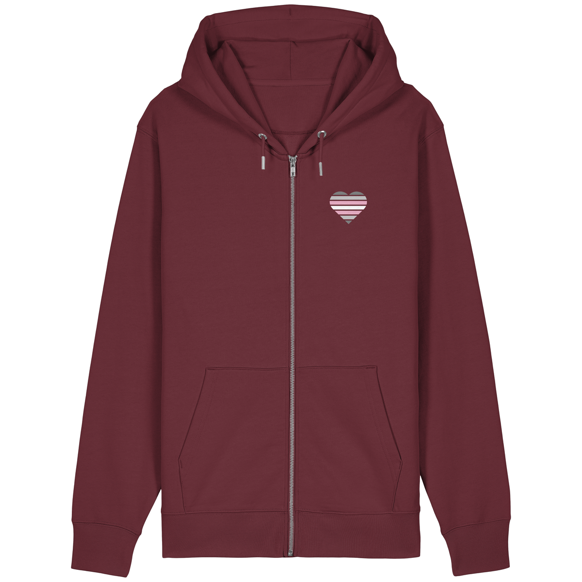 Organic Relaxed Zipper mit Herz - Demigirl