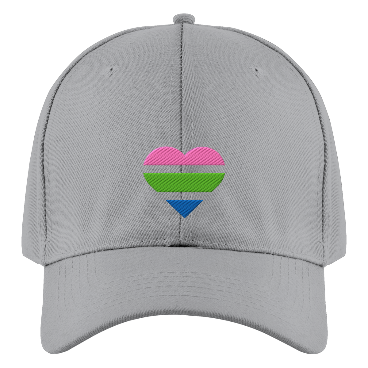 Authentic Baseball Cap mit Herz Stick - Polysexual