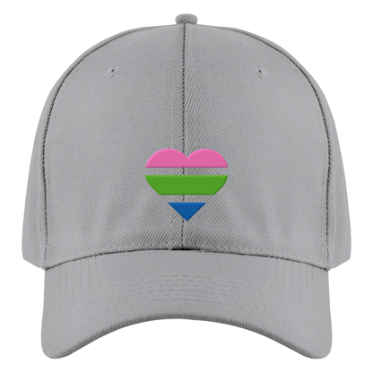 Authentic Baseball Cap mit Herz Stick - Polysexual