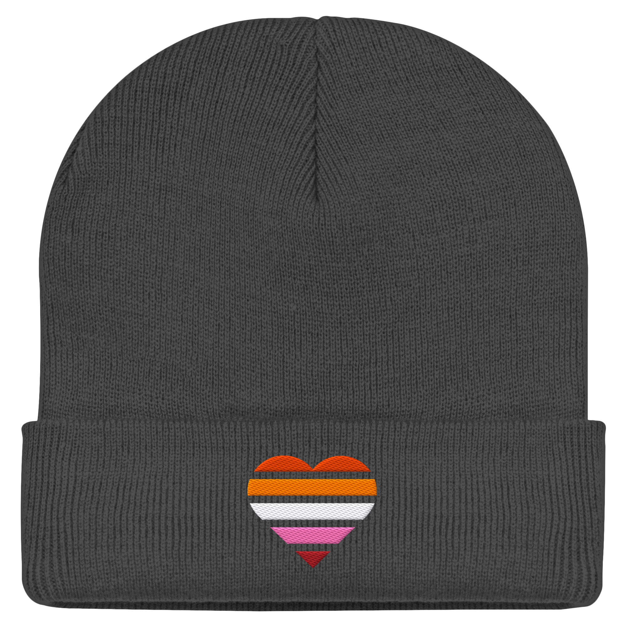 Classic Beanie - Lesbian Flag Herz Stick