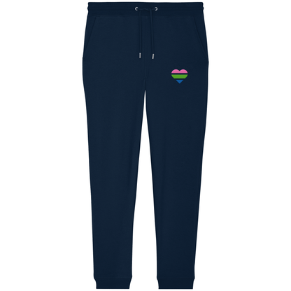 Organic Jogger Pants mit Herz Stick - Polysexual