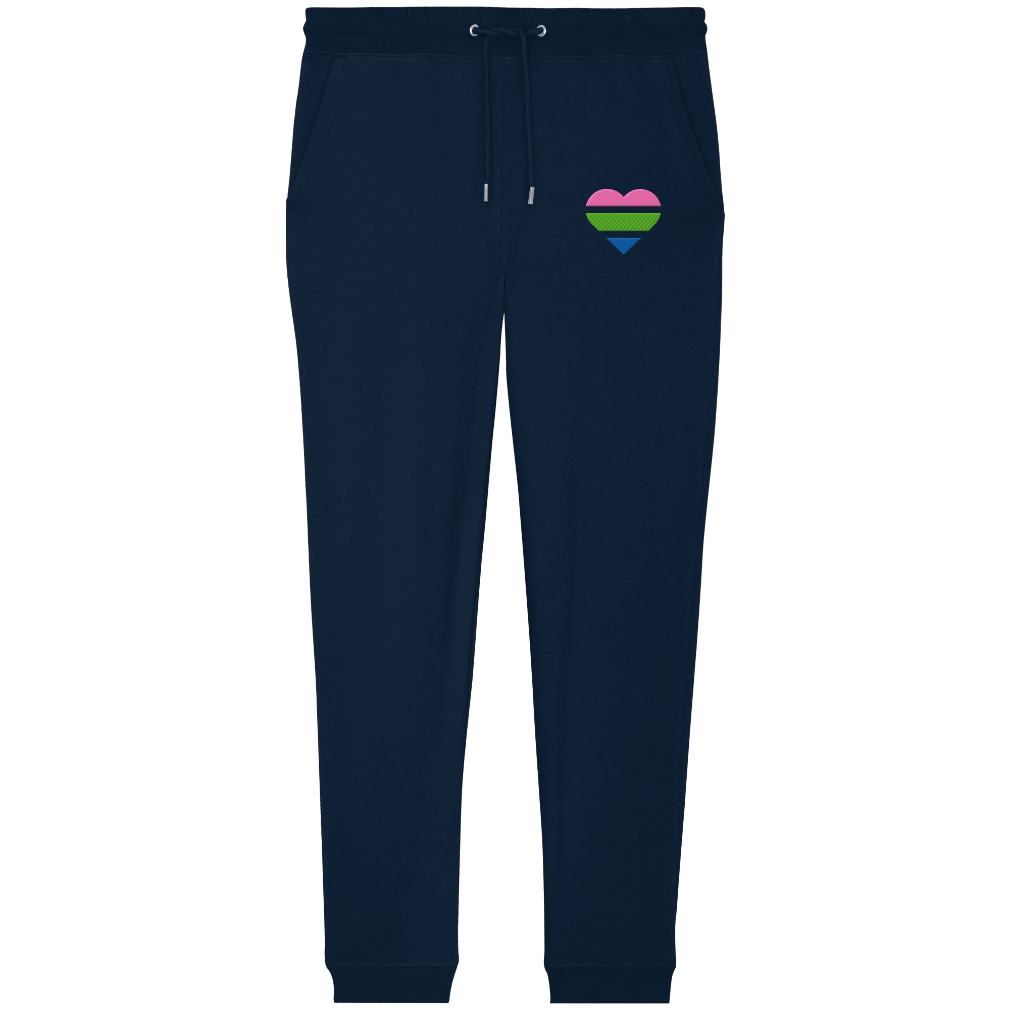 Organic Jogger Pants - Polysexual Flag Herz Stick