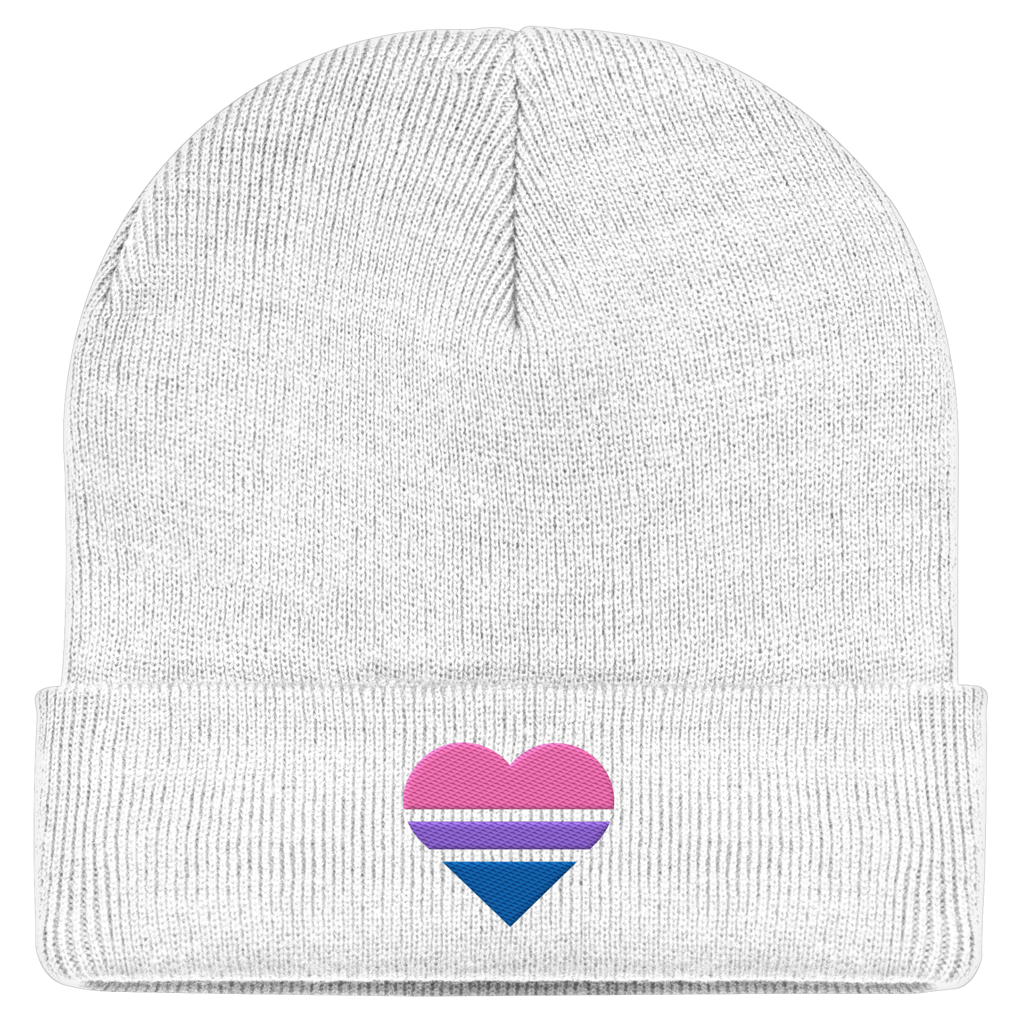 Classic Beanie - Bisexual Flag Herz Stick