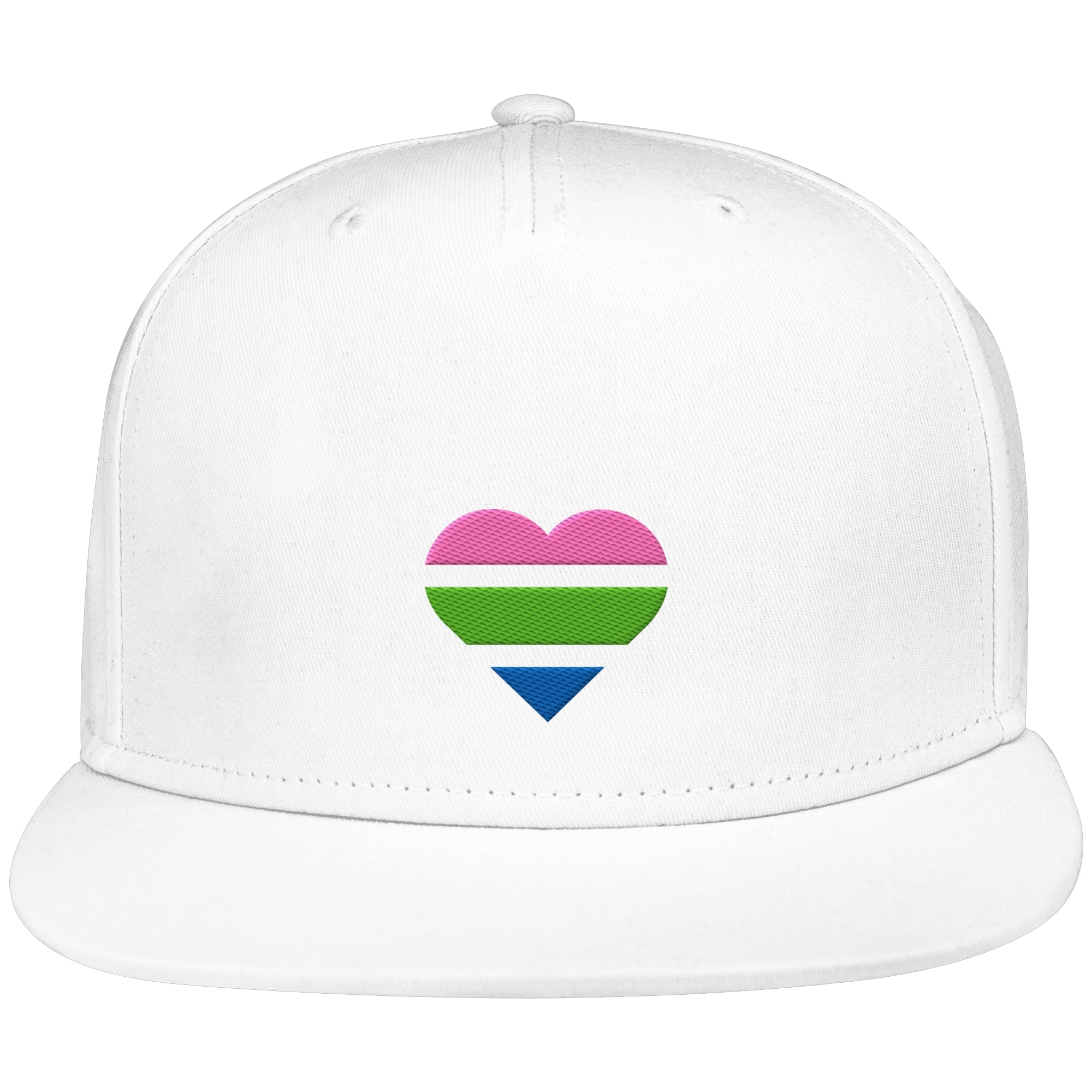 Snapback - Polysexual Flag Herz Stick