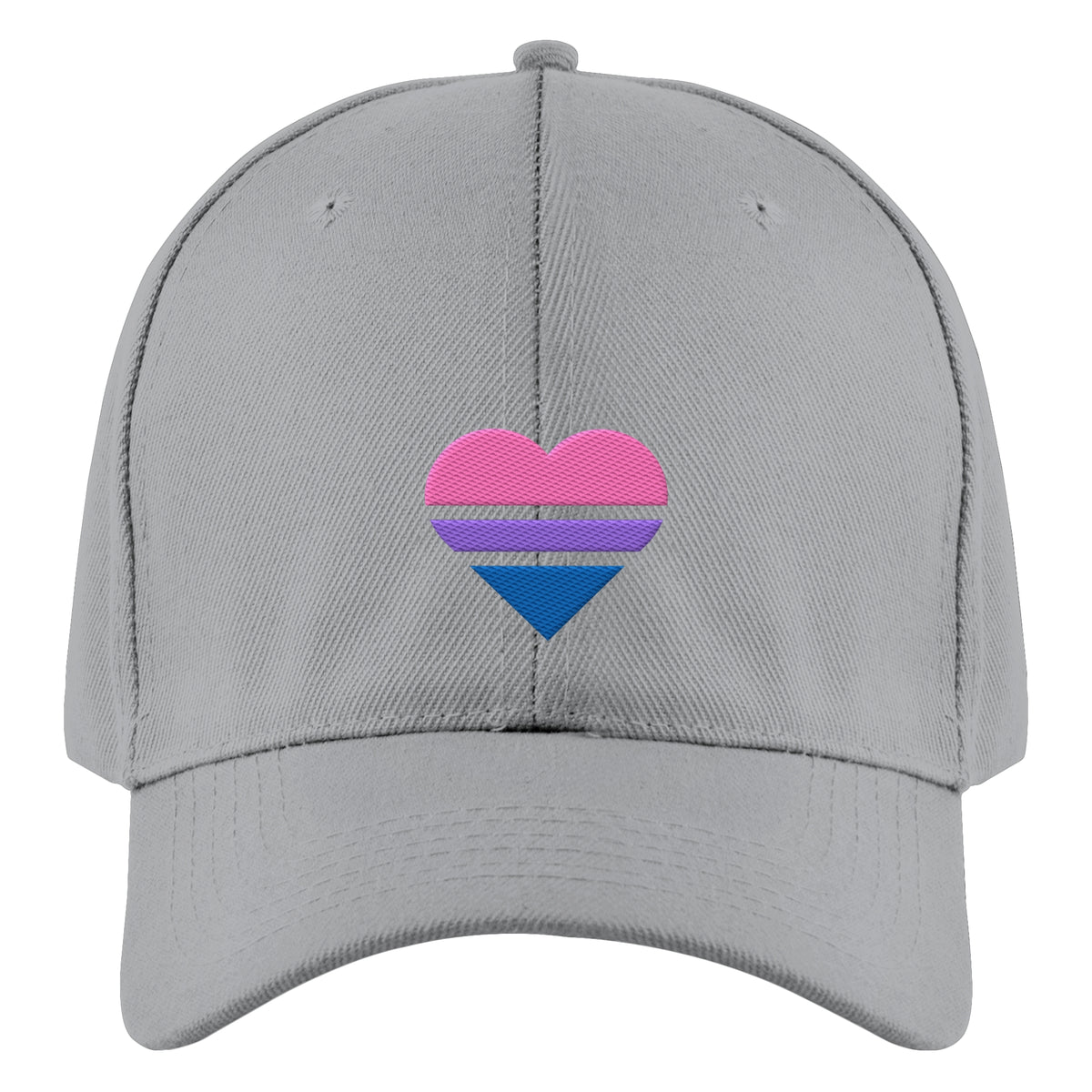 Authentic Baseball Cap mit Herz Stick - Bisexual